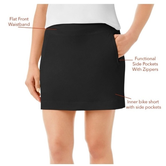 NWT Member’s Mark stretch skort black XXL - Picture 2 of 9